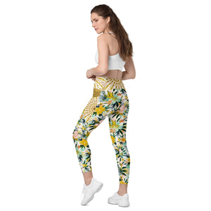 WILD FEELS Crossover Leggings with Pockets