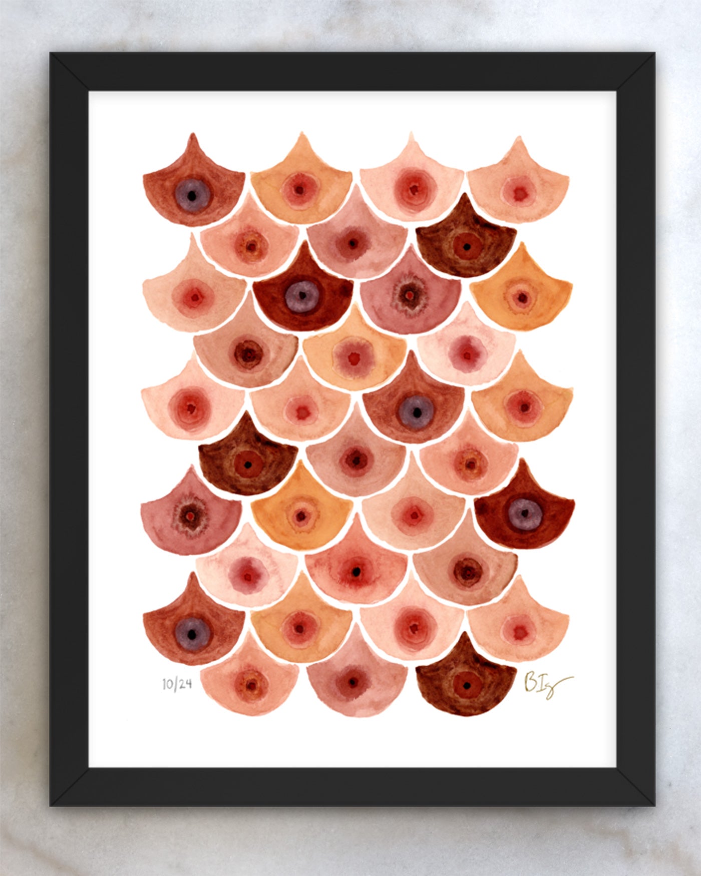 BREASTACULAR 11X14 FRAMED ART PRINT