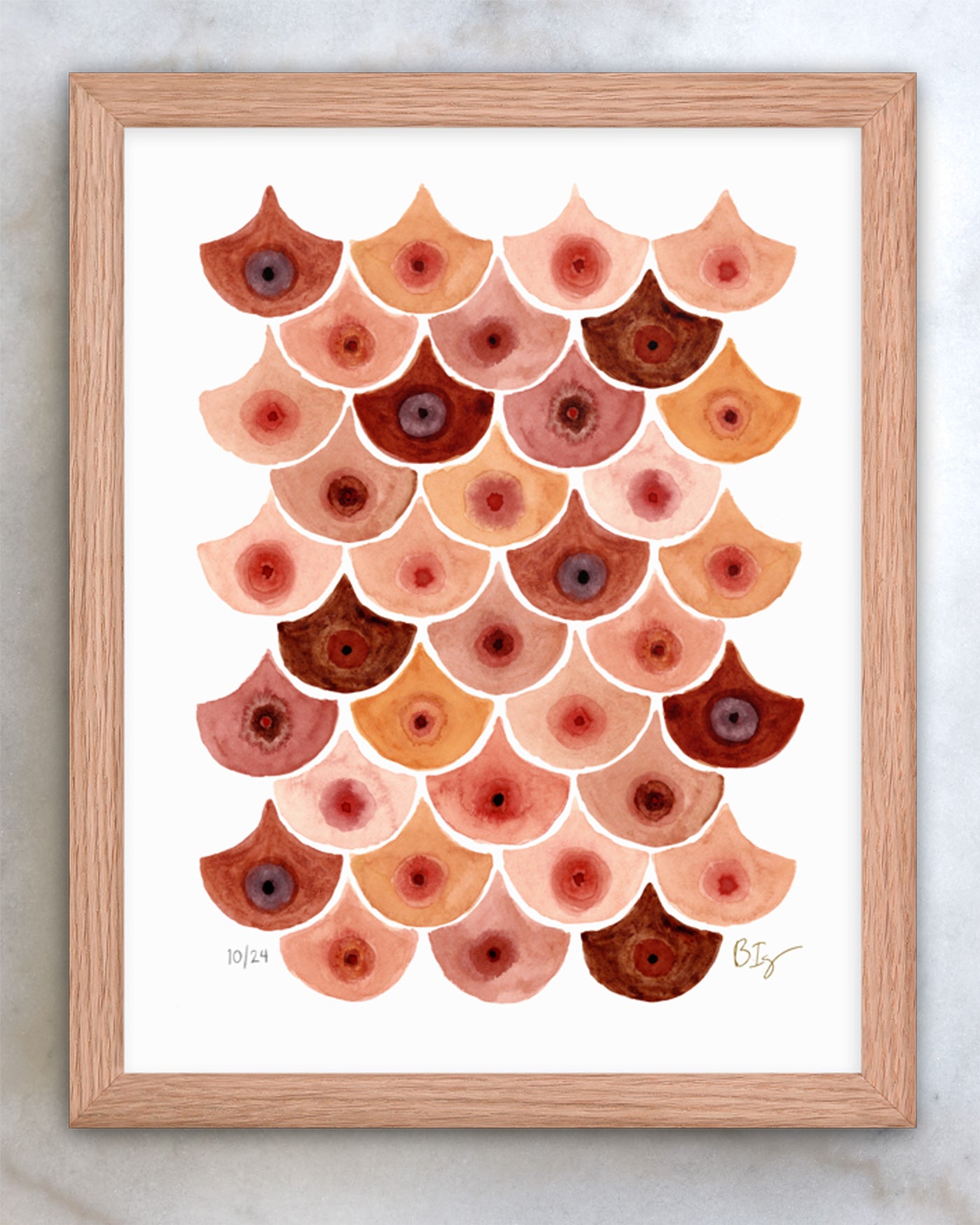 BREASTACULAR 11X14 FRAMED ART PRINT