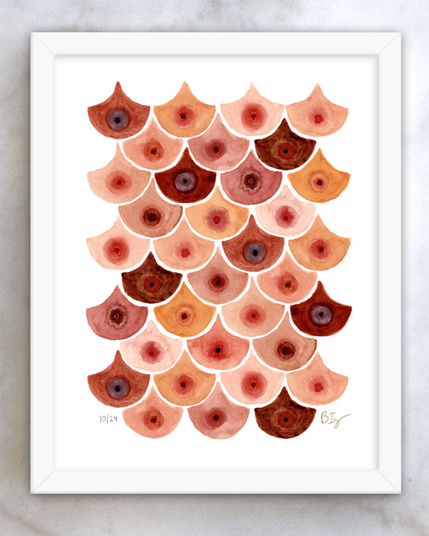 BREASTACULAR 11X14 FRAMED ART PRINT