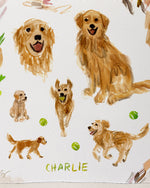 Load image into Gallery viewer, Close-up of brushstroke detail on Charlie's silk portrait
