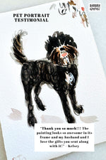 Load image into Gallery viewer, FRAMED PET PORTRAIT
